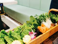 蔬菜拼盘-若爱猪肚鸡·啫啫煲(循礼门M+店)