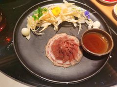 三年金钱火腿配大理手撕乳扇-泓0871臻选云南菜·味庄
