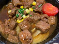 铁板牛肉粒-太郎的家·平价日料(曼巴特店)