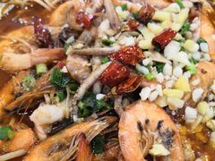 鱿鱼大虾锅-老马家·舌尖上的西塘美食