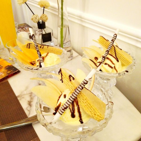 餐后冰淇淋甜品