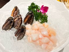 鲍鱼仔拼扇贝丁-纯味斑鱼府(中海环宇荟店)