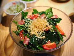 获奖的菠菜培根沙拉-有喜屋·日料·居酒屋(旭辉广场店)