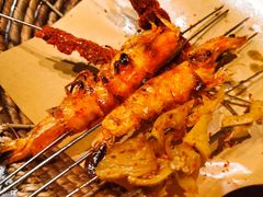 大虾-月见山烧鸽子海鲜小串