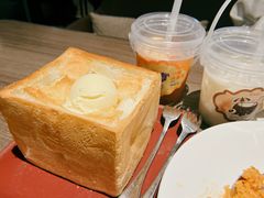 迷你厚多士配雪糕-港丽餐厅(来福士店)