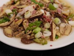 火腿炒牛肝菌-草墩罗非鱼庄•野生菌•腊排骨(七星街上段店)