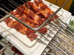 现穿羊肉串-丰茂烤串(六里桥店)