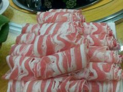 景泰蓝铜炭大锅底-老城铜锅涮肉(丽浩福仕汇店)