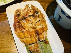 焦香鲈鱼-粗茶淡饭·隐庐私厨(东亭店)