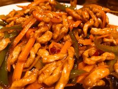 鱼香肉丝-一盏明灯全素斋(殊像寺店)