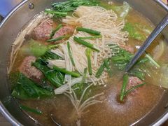 自制肉丸汤-湘当有饭剁椒鱼头(昆山招商花园城店)