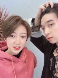 -I+造型烫发染发
