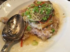 鱼蒸肉饼-广州文华东方酒店·江-由辉师傅主理