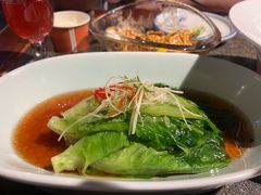 白灼罗马生菜-真地道京味府·鲜橙烤鸭·北京菜(朝外大街东大桥店)