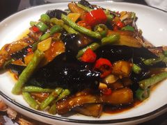 长豆角烧茄子-沁香缘巫山烤鱼(看丹桥店)