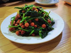 果仁菠菜-玫瑰红烤羊排(北新桥三条店)