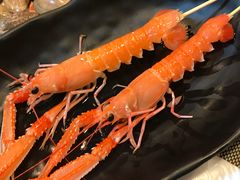 天使虾-鲜入围煮花胶鸡海鲜火锅