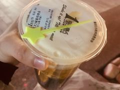 绿茶玛奇朵加仙草燕麦-1点点(银座和谐广场店)