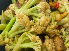 生炒有机花菜-便宜坊烤鸭店(甜水园店)
