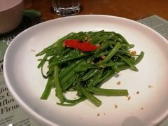 秘制虾酱炒空心菜-帕蓝·暹罗料理(曲阳店)