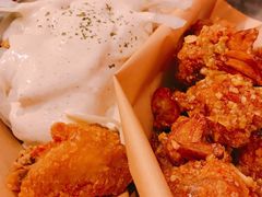 炸鸡翅一半一半-富乐满韩国正宗炸鸡韩国料理(虹泉路店)