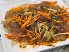 凉拌东北大拉皮-老猎户炭火锅羊汤(万达店)