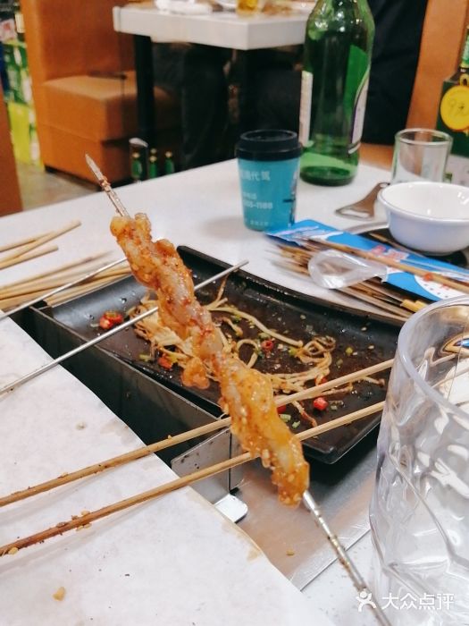 喝一缸海鲜烧烤(创业城店)烤羊肉筋图片