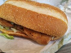 辣味板烧鸡腿堡-麦当劳(天津站三店)