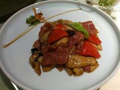黄精鲍菇炒培根-中卫御苑福膳·养生局(圆明园店)