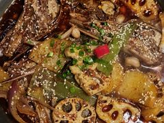 干烧鸭头锅-鉳里小馆·烤鱼·大虾·烧鸡公