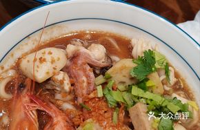 Seafood Rice Noodle Bowl