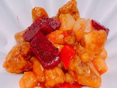 波萝咕噜猴头菇-十二舍·湯物素煮(江泰潤政店)