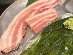 山蒜叶猪五花-马场洞肉铺(高丽街店)
