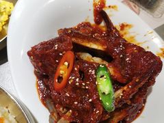 -草家酱蟹炭火烤肉店(珲春南路一店)