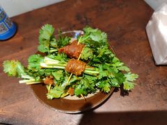 香菜牛肉-四小区火锅·巷子里的重庆火锅(花照壁店)