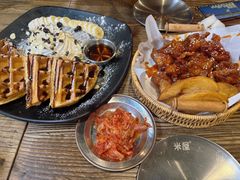 奶油华夫饼-MI WU FACTORY米屋美食工厂餐厅(绿地店)