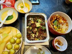 陕西蒜蓉羊血-秦炉烤肉(财富中心店)