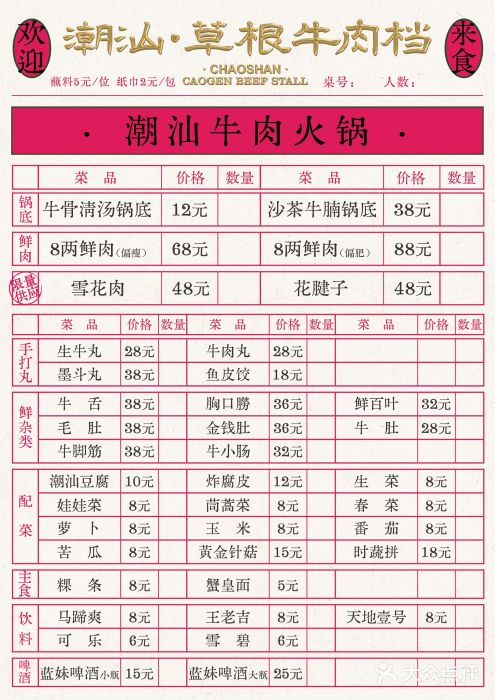 潮汕•草根牛肉档(中江路店)图片