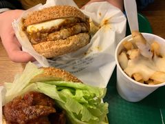 中式炸鸡汉堡-幸运小丑汉堡(Bay Area本店)