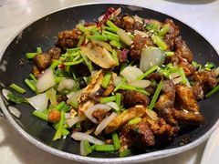 小炒羔羊肉-小菜园新徽菜(合肥天鹅湖万达店)