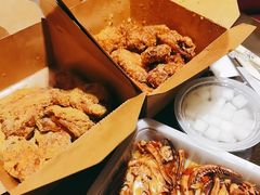 炸鸡翅一半一半-富乐满韩国正宗炸鸡韩国料理(虹泉路店)