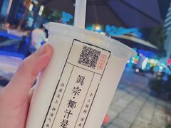 招牌大王鲜榨椰奶-眞宗·椰汁是大王(小娄巷店)