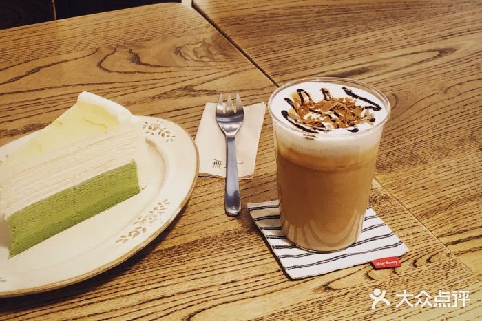 無早咖啡日本抹茶柚子千层图片