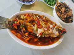 干烧草鱼-三岔涧农家乐