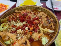 水煮肉片-津鲁园饭店