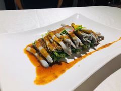 秋葵拌沙虫-黑明餐厅(白鹭洲店)