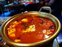 海鲜嫩豆腐汤配米饭-老炉家木炭烤肉(长江国际店)