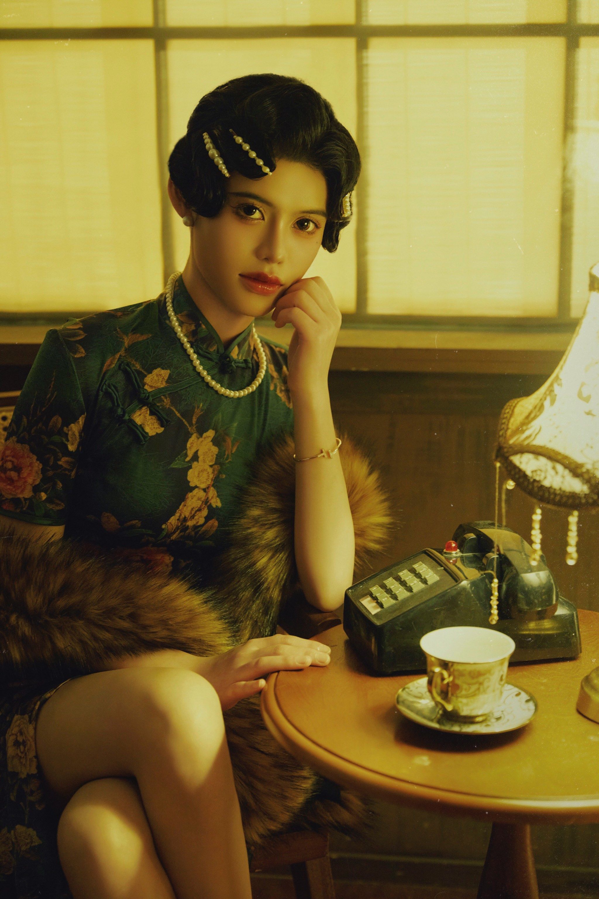 民国旗袍写真 无法拒绝属于老上海的民国风