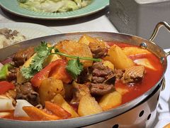 大盘鸡自带皮带面-贯贯吉·清真餐厅(浙江中路店)