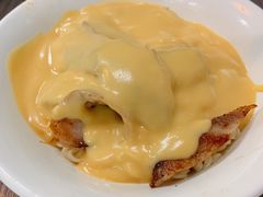 猪颈肉芝士捞公仔面-新记餐厅(香槟大厦店)